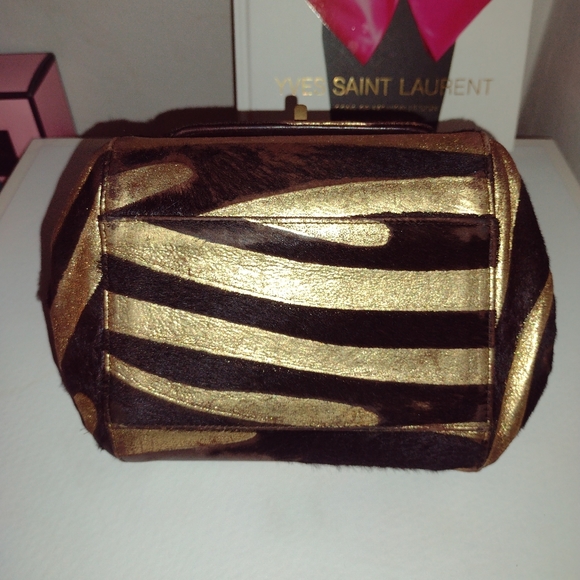 CHANEL Mini 2.55 Mademoiselle Lock Flap Pony Hair Bag AUTHENTIC - Picture 10 of 14